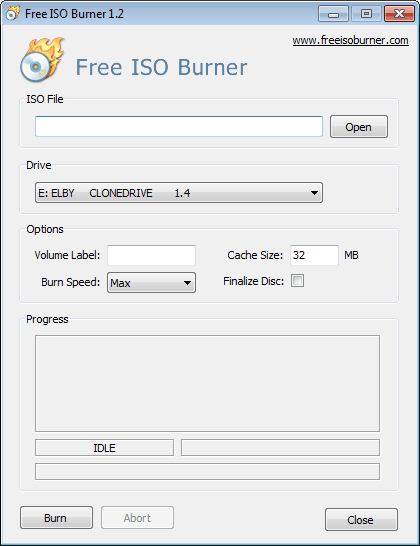 ISO Burner