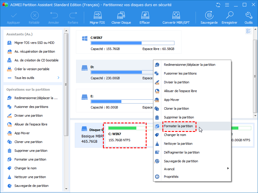 Comment formater un disque dur système sous Windows 10, 8 et 7