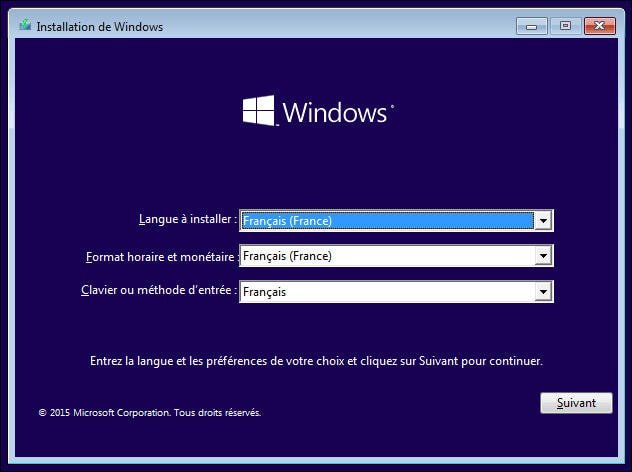 Installer maintenant