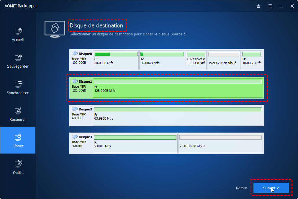 Destination SSD