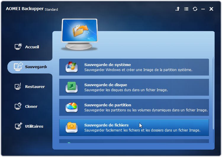 Logiciel de sauvegarde