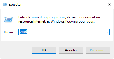 Ouvrir CMD